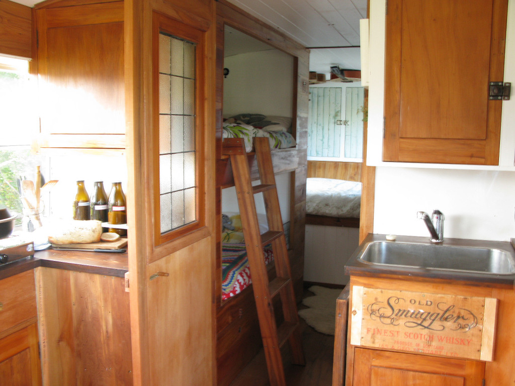 Kitchen and bunks